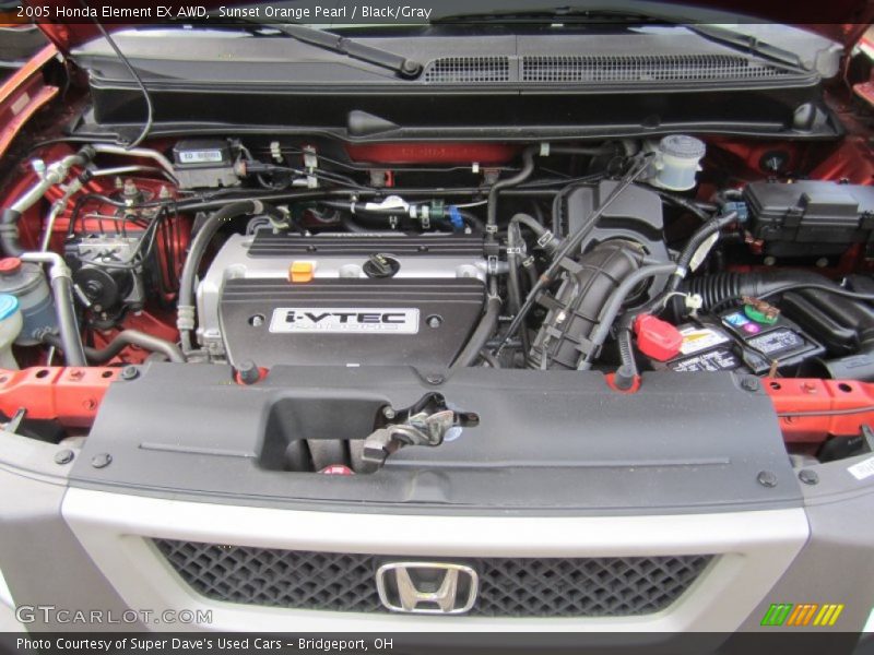 Sunset Orange Pearl / Black/Gray 2005 Honda Element EX AWD