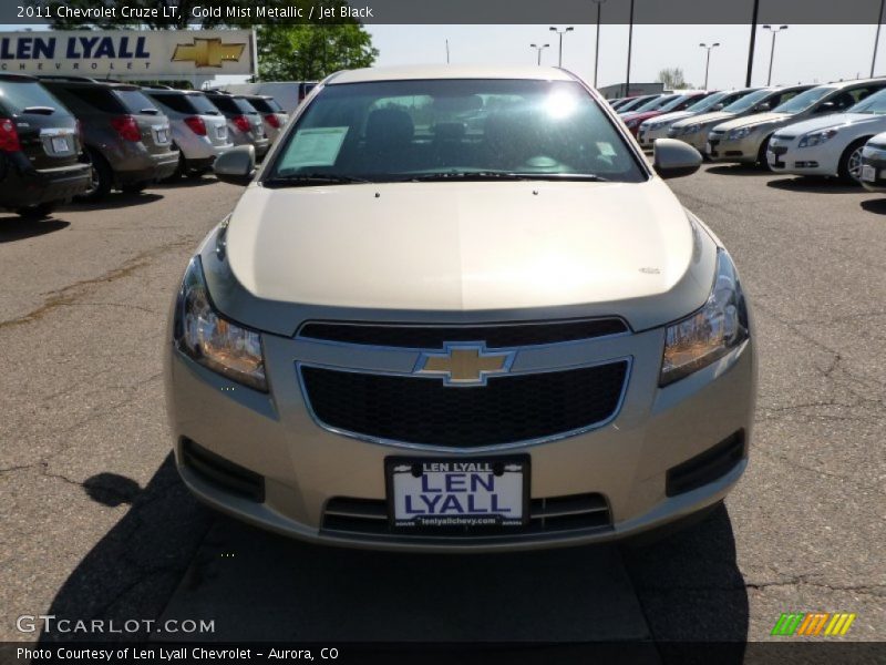 Gold Mist Metallic / Jet Black 2011 Chevrolet Cruze LT