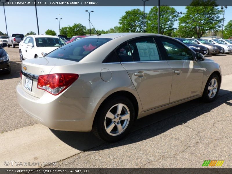 Gold Mist Metallic / Jet Black 2011 Chevrolet Cruze LT