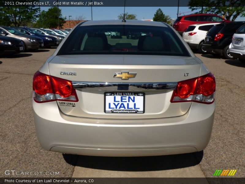 Gold Mist Metallic / Jet Black 2011 Chevrolet Cruze LT