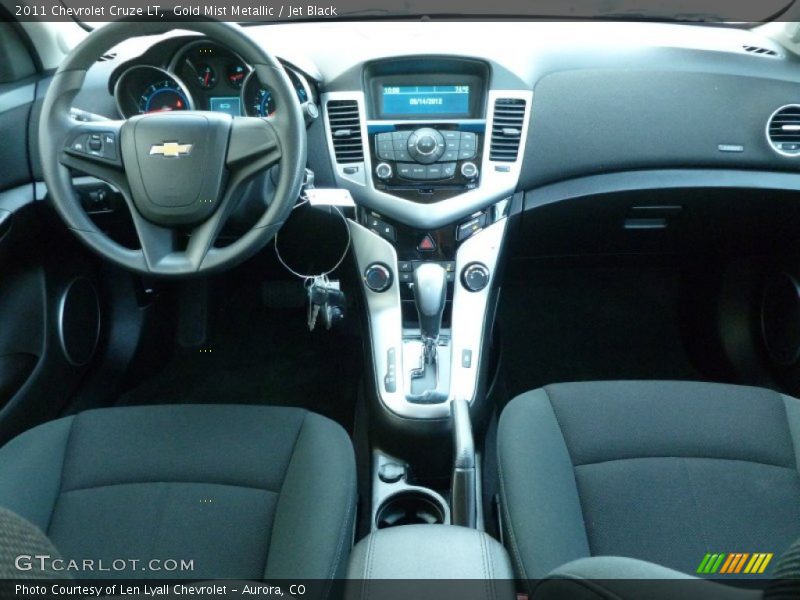Gold Mist Metallic / Jet Black 2011 Chevrolet Cruze LT