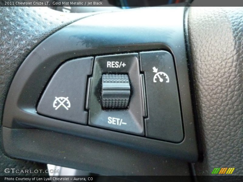 Gold Mist Metallic / Jet Black 2011 Chevrolet Cruze LT