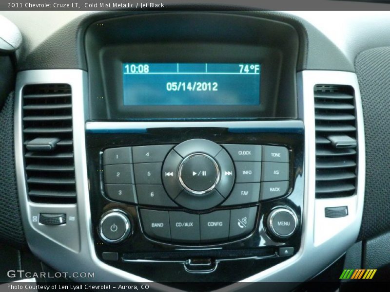 Gold Mist Metallic / Jet Black 2011 Chevrolet Cruze LT