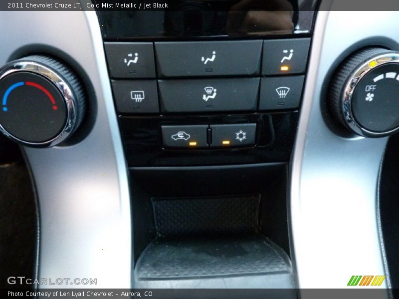 Gold Mist Metallic / Jet Black 2011 Chevrolet Cruze LT