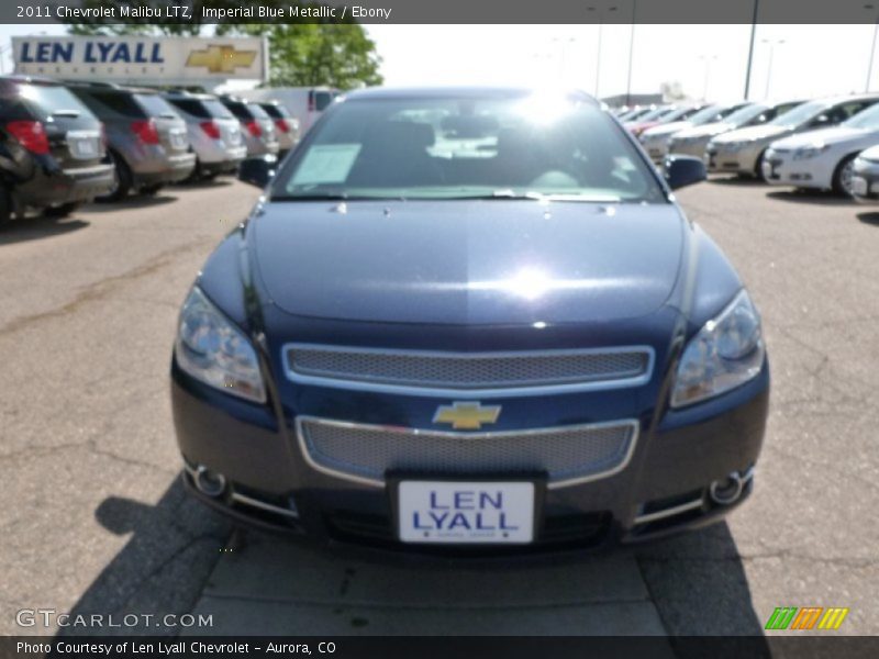 Imperial Blue Metallic / Ebony 2011 Chevrolet Malibu LTZ
