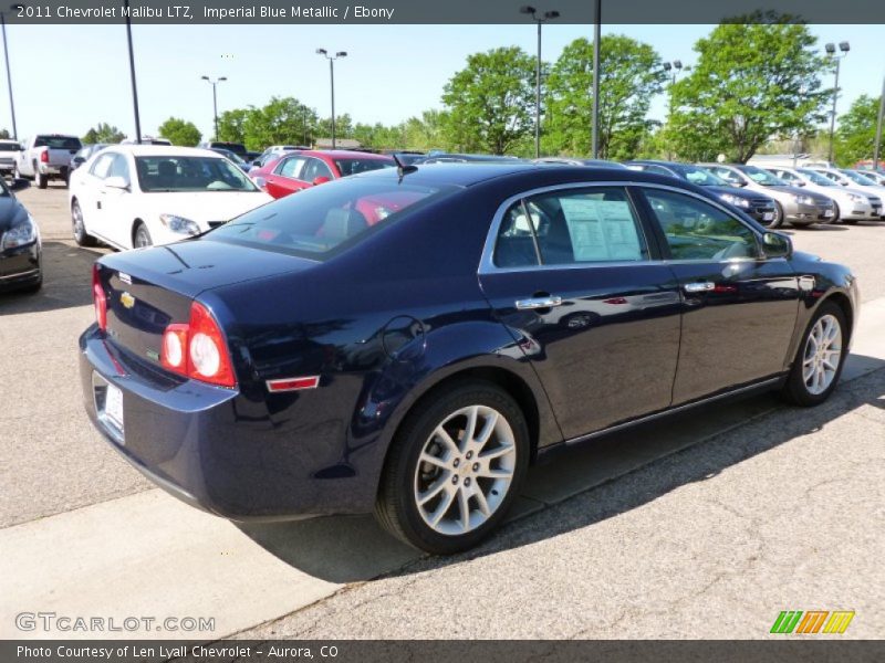 Imperial Blue Metallic / Ebony 2011 Chevrolet Malibu LTZ