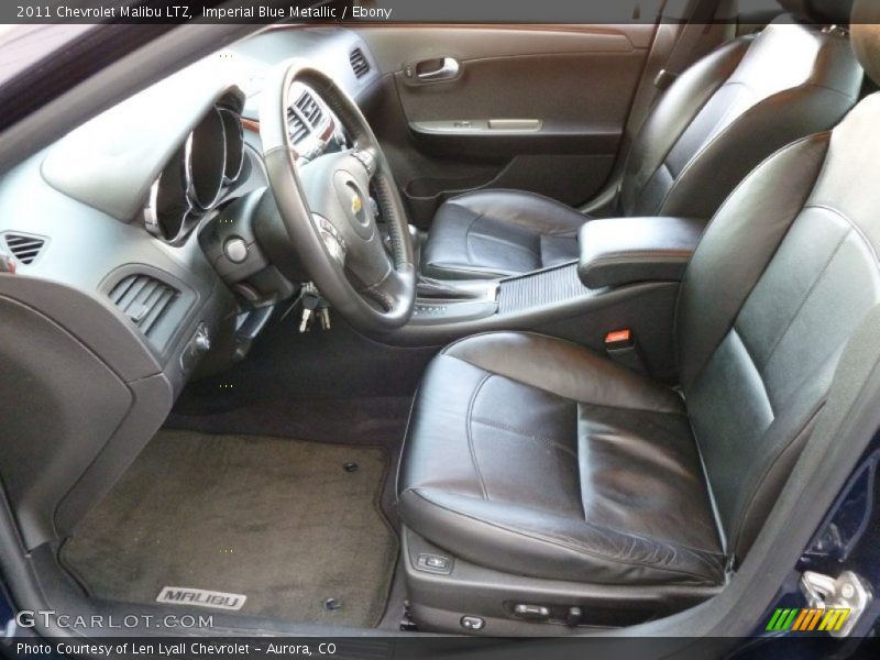 Imperial Blue Metallic / Ebony 2011 Chevrolet Malibu LTZ
