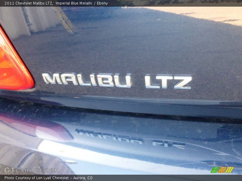 Imperial Blue Metallic / Ebony 2011 Chevrolet Malibu LTZ