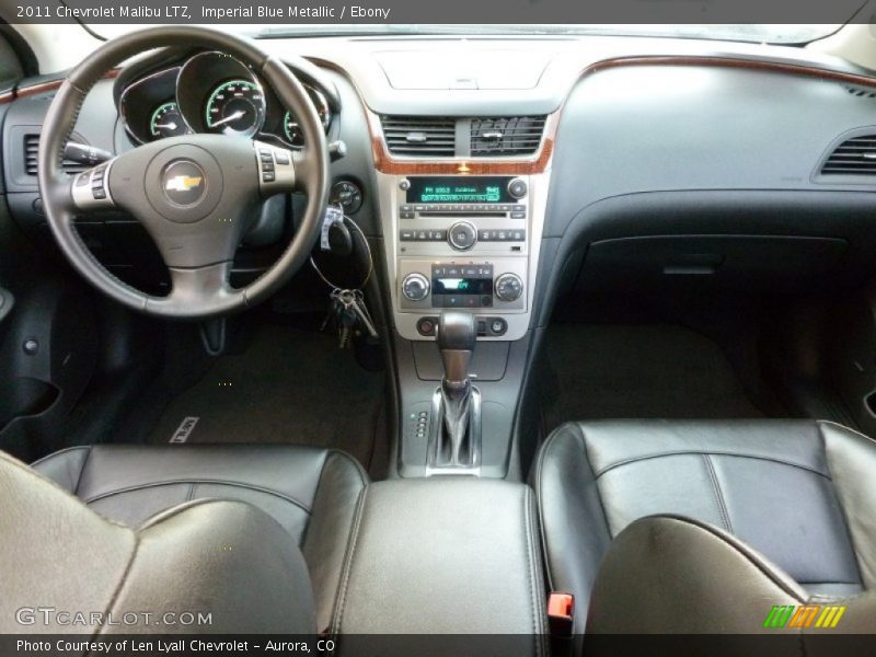 Imperial Blue Metallic / Ebony 2011 Chevrolet Malibu LTZ