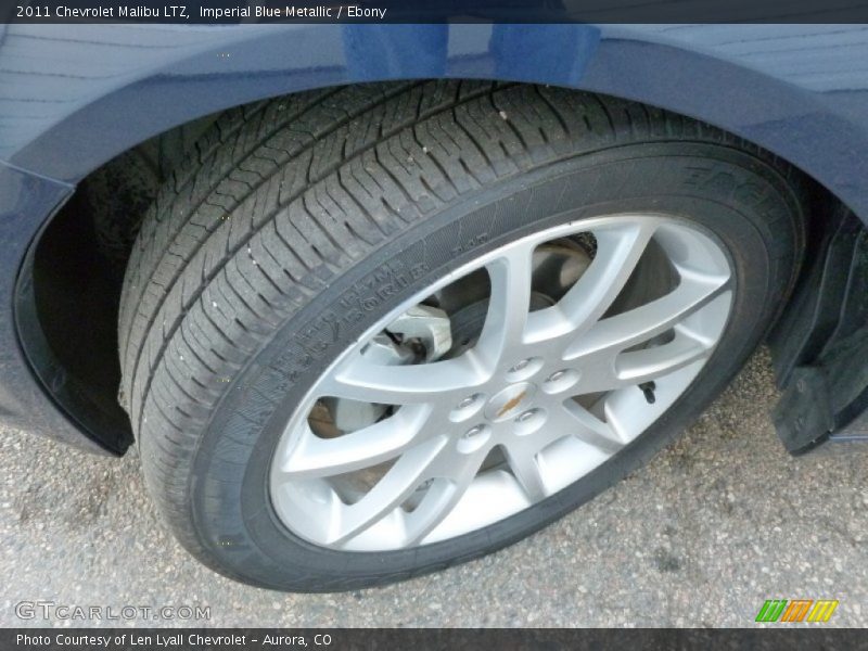 Imperial Blue Metallic / Ebony 2011 Chevrolet Malibu LTZ