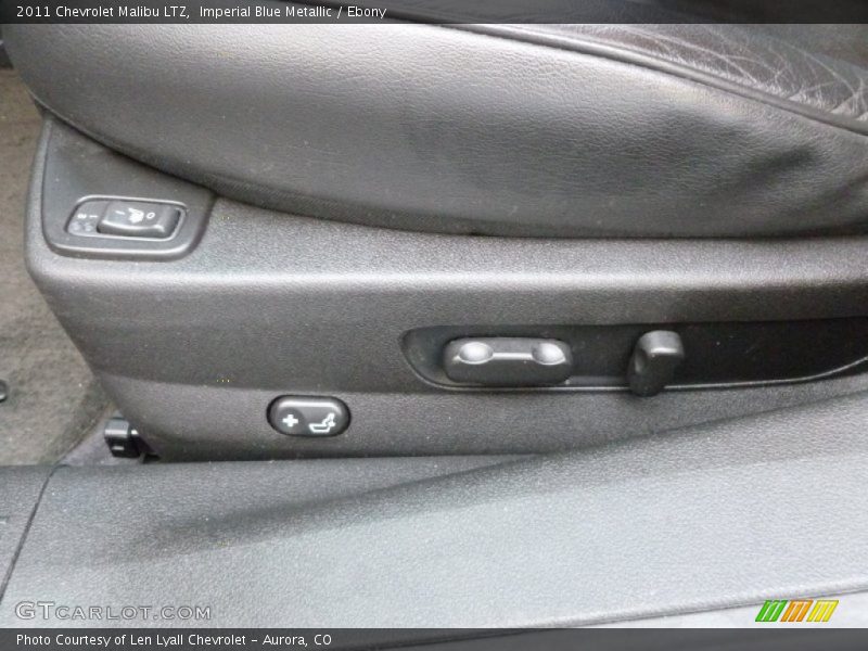 Imperial Blue Metallic / Ebony 2011 Chevrolet Malibu LTZ