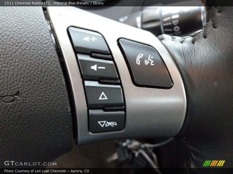 Imperial Blue Metallic / Ebony 2011 Chevrolet Malibu LTZ
