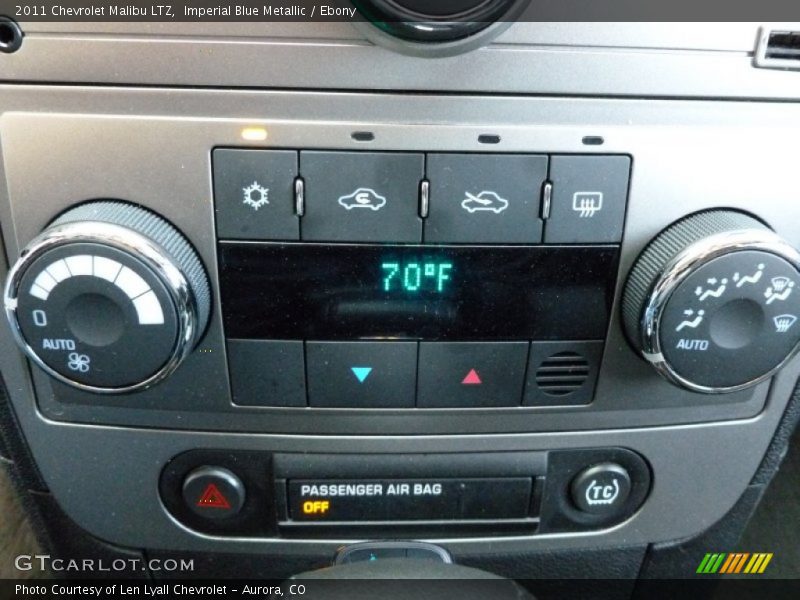 Imperial Blue Metallic / Ebony 2011 Chevrolet Malibu LTZ