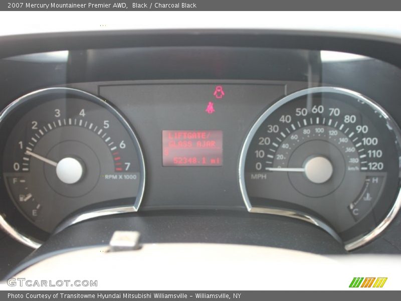 Black / Charcoal Black 2007 Mercury Mountaineer Premier AWD