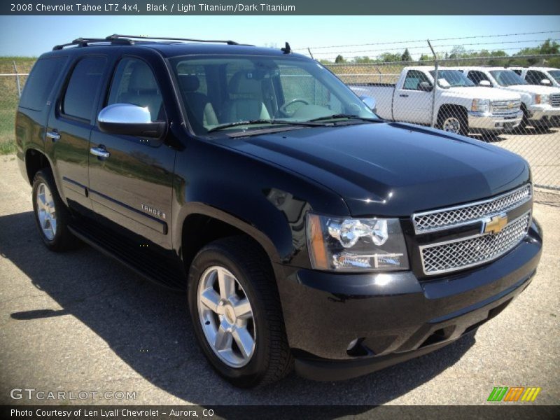 Black / Light Titanium/Dark Titanium 2008 Chevrolet Tahoe LTZ 4x4