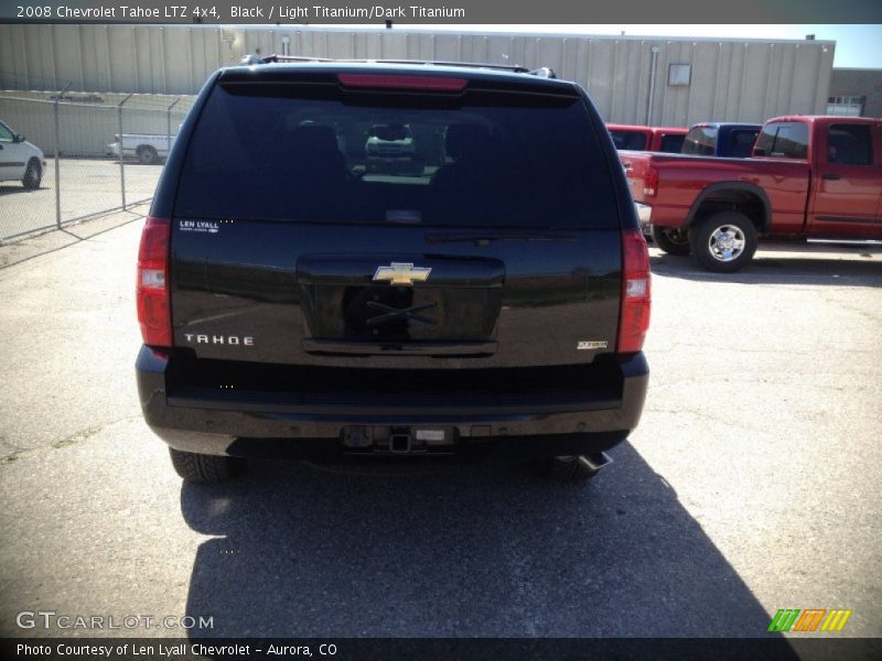 Black / Light Titanium/Dark Titanium 2008 Chevrolet Tahoe LTZ 4x4