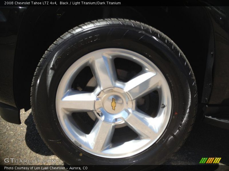 Black / Light Titanium/Dark Titanium 2008 Chevrolet Tahoe LTZ 4x4