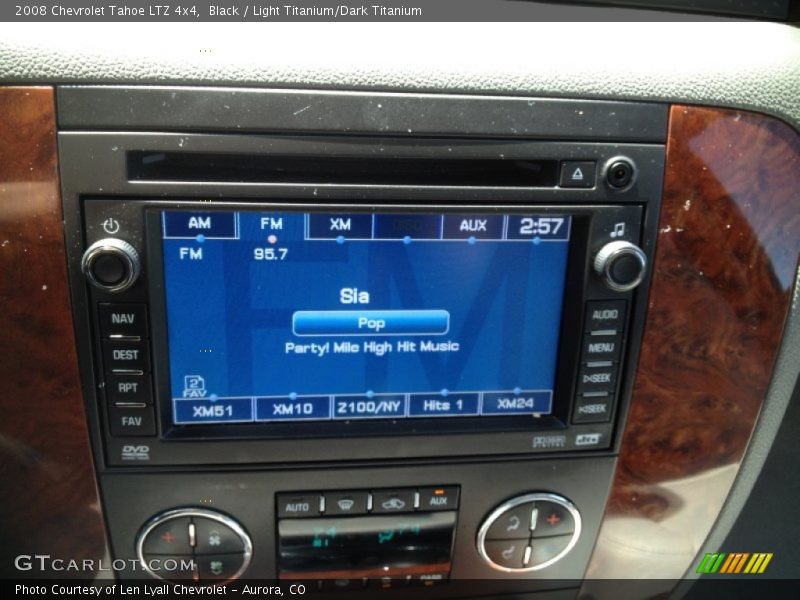 Black / Light Titanium/Dark Titanium 2008 Chevrolet Tahoe LTZ 4x4