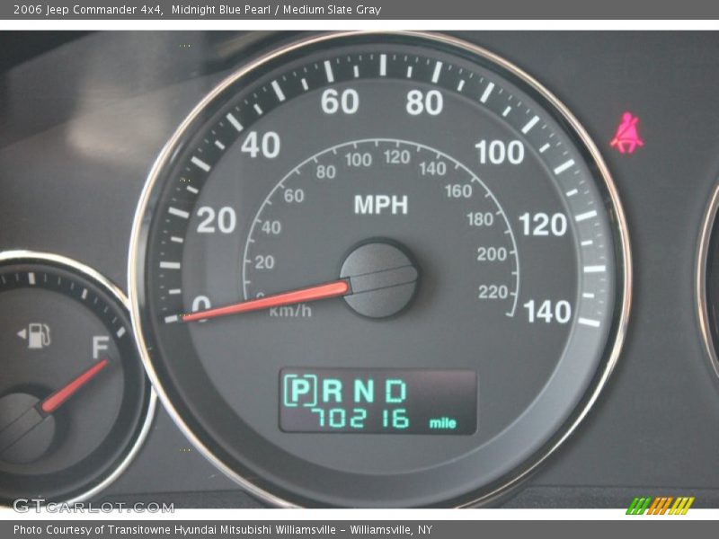 Midnight Blue Pearl / Medium Slate Gray 2006 Jeep Commander 4x4
