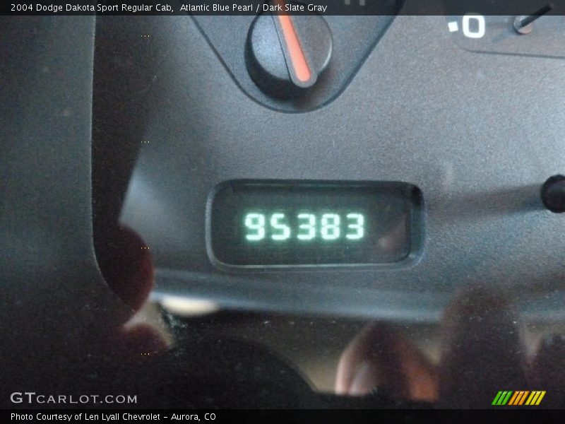 Atlantic Blue Pearl / Dark Slate Gray 2004 Dodge Dakota Sport Regular Cab