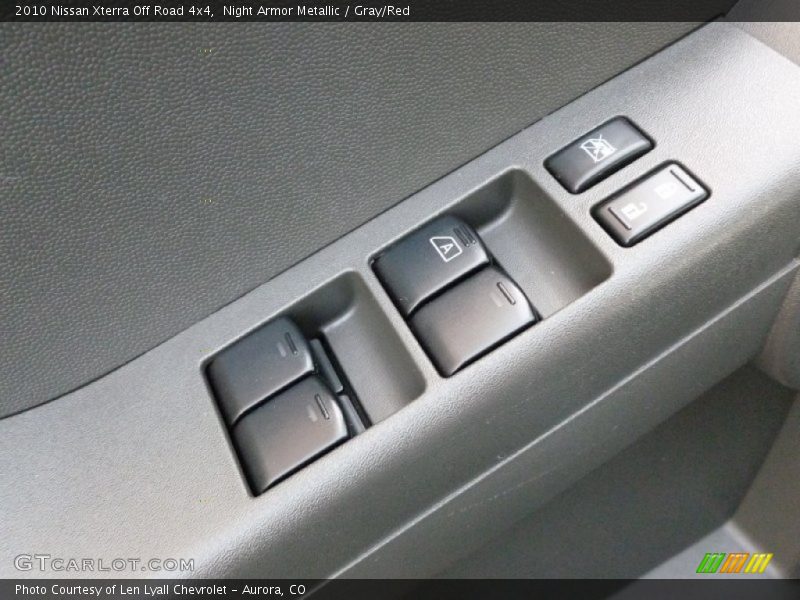 Night Armor Metallic / Gray/Red 2010 Nissan Xterra Off Road 4x4