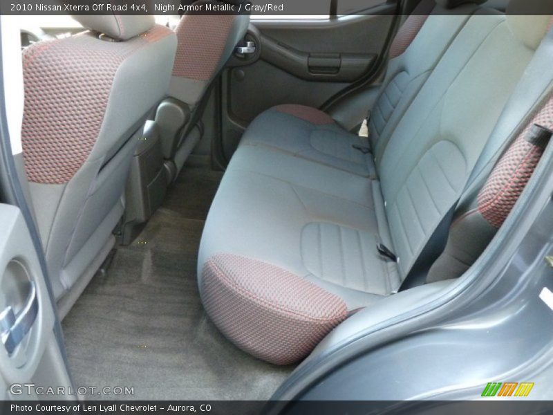 Night Armor Metallic / Gray/Red 2010 Nissan Xterra Off Road 4x4