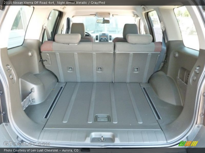 Night Armor Metallic / Gray/Red 2010 Nissan Xterra Off Road 4x4