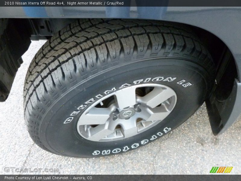 Night Armor Metallic / Gray/Red 2010 Nissan Xterra Off Road 4x4