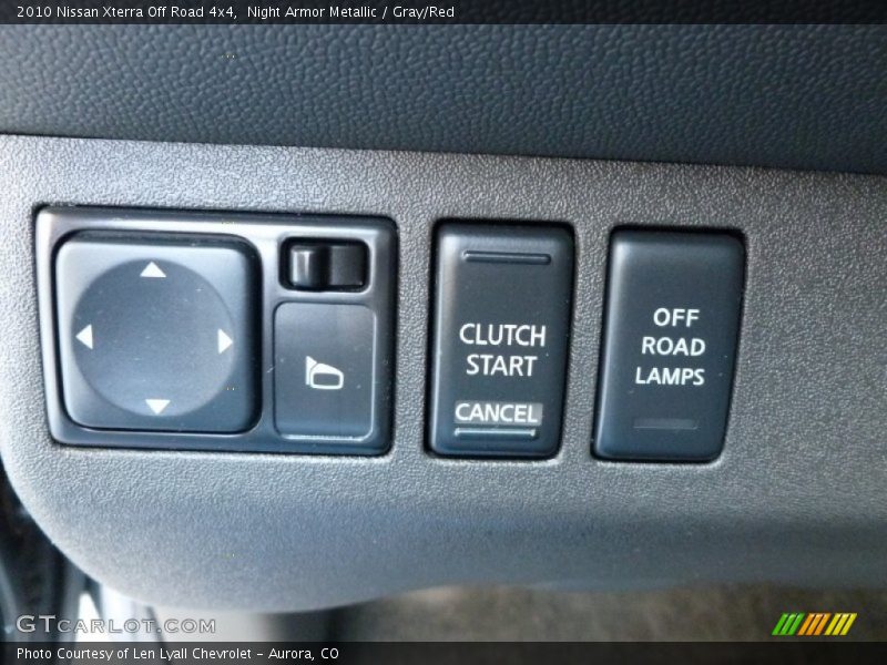 Night Armor Metallic / Gray/Red 2010 Nissan Xterra Off Road 4x4