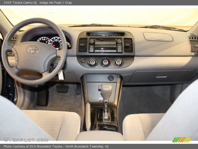 Indigo Ink Pearl / Gray 2005 Toyota Camry LE