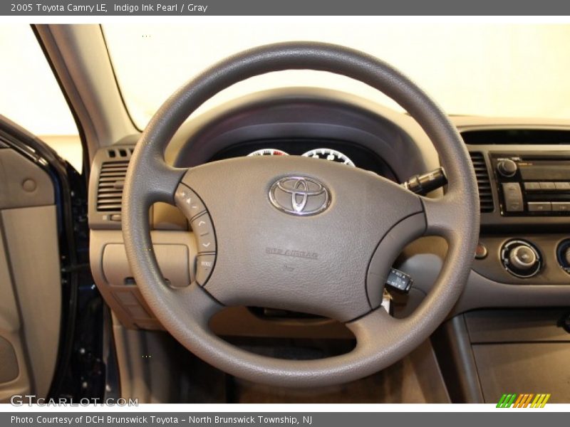 Indigo Ink Pearl / Gray 2005 Toyota Camry LE