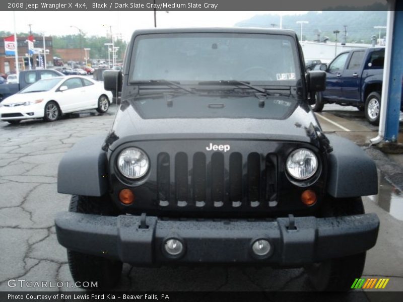 Black / Dark Slate Gray/Medium Slate Gray 2008 Jeep Wrangler X 4x4