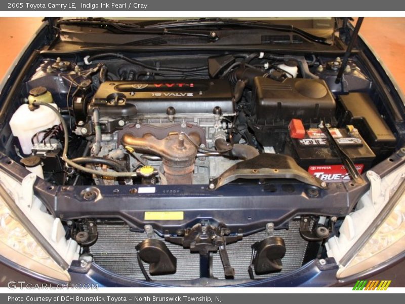 Indigo Ink Pearl / Gray 2005 Toyota Camry LE