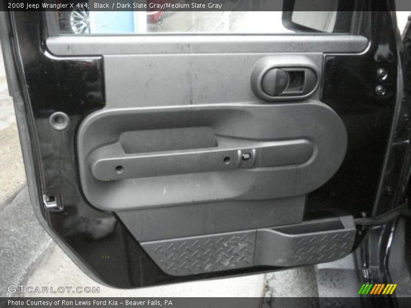 Black / Dark Slate Gray/Medium Slate Gray 2008 Jeep Wrangler X 4x4