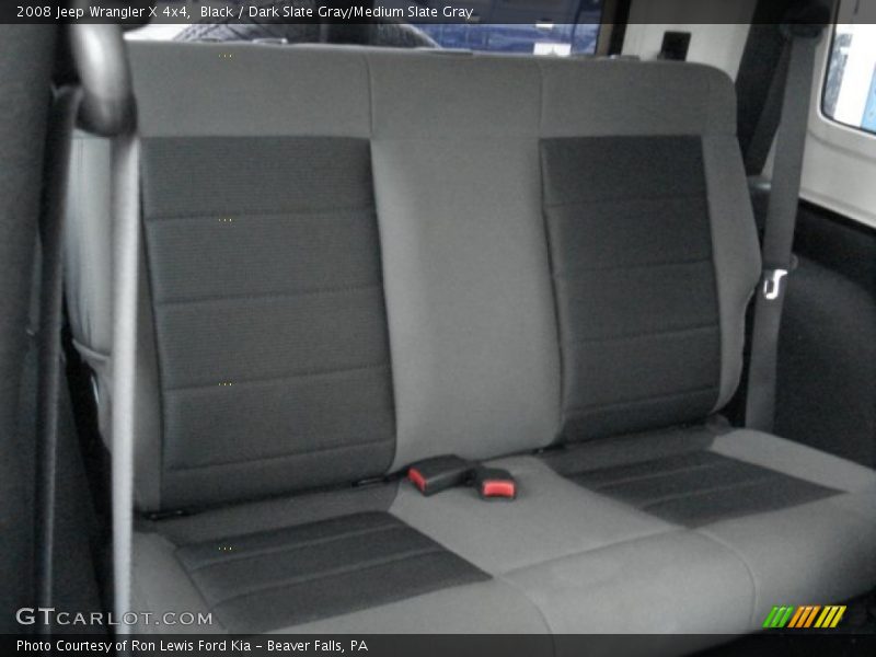 Black / Dark Slate Gray/Medium Slate Gray 2008 Jeep Wrangler X 4x4