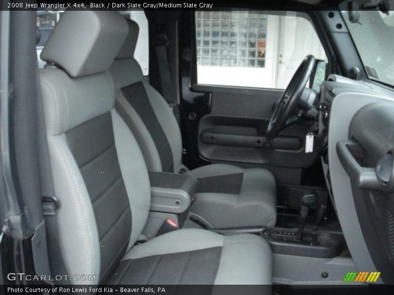 Black / Dark Slate Gray/Medium Slate Gray 2008 Jeep Wrangler X 4x4