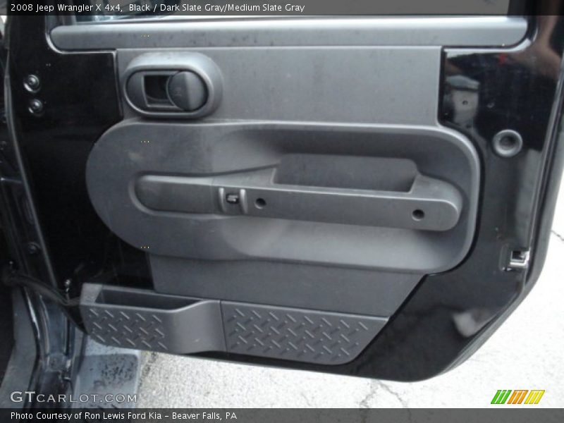 Black / Dark Slate Gray/Medium Slate Gray 2008 Jeep Wrangler X 4x4