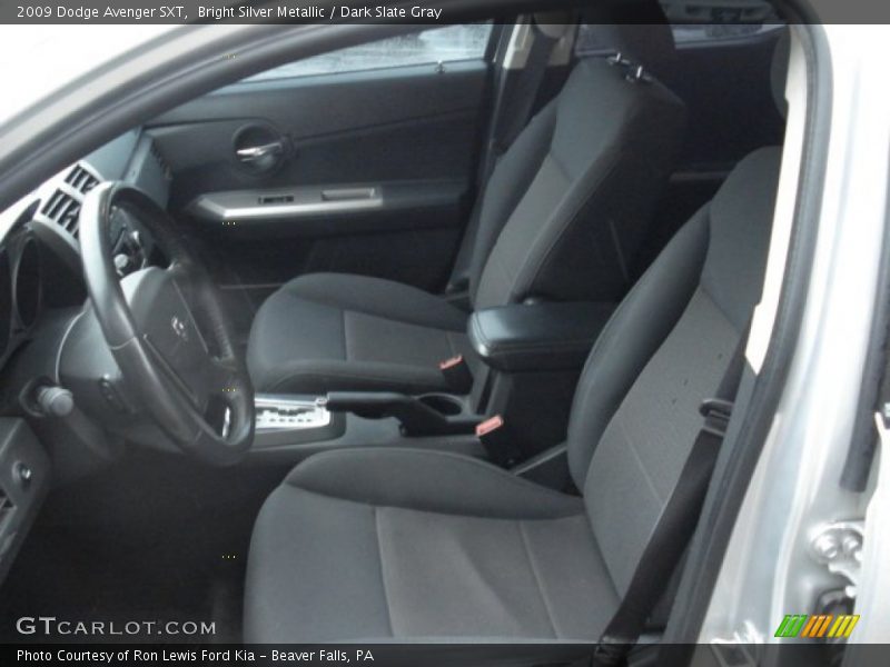 Bright Silver Metallic / Dark Slate Gray 2009 Dodge Avenger SXT