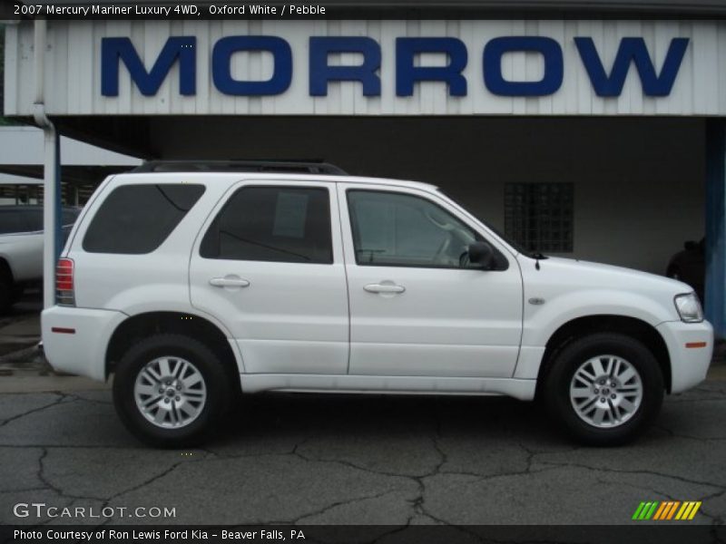 Oxford White / Pebble 2007 Mercury Mariner Luxury 4WD