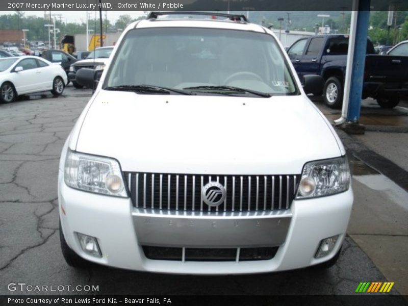 Oxford White / Pebble 2007 Mercury Mariner Luxury 4WD