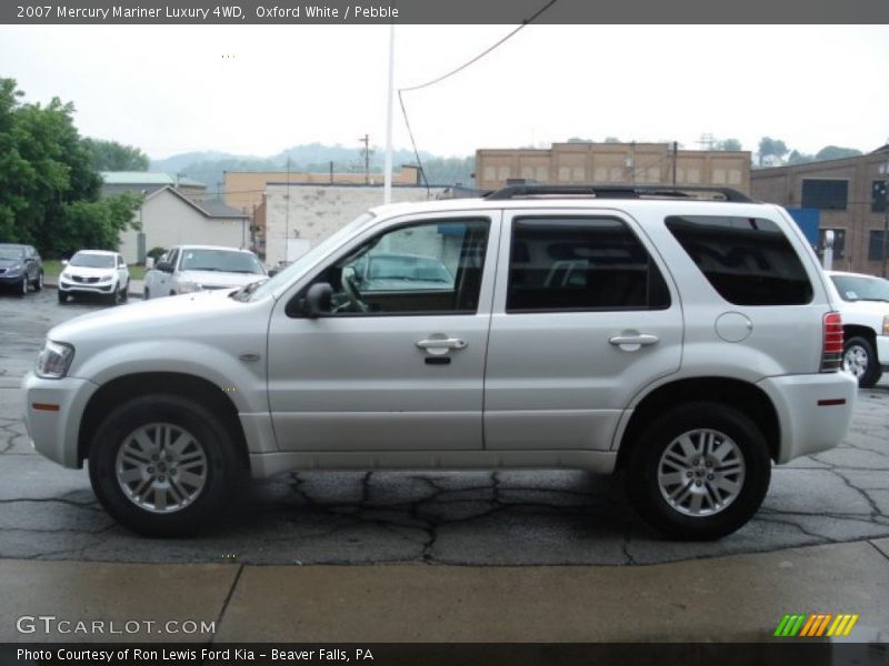 Oxford White / Pebble 2007 Mercury Mariner Luxury 4WD