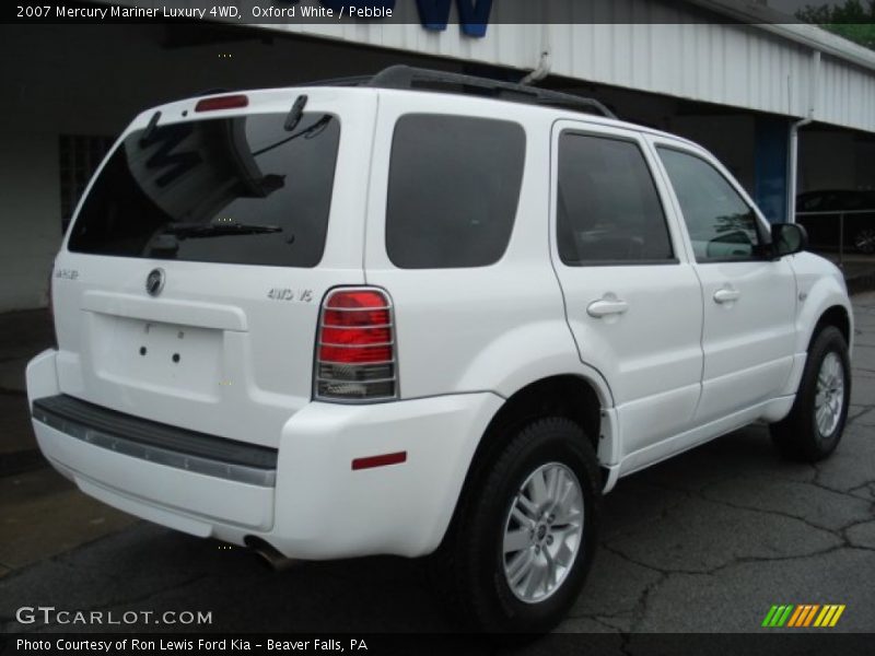 Oxford White / Pebble 2007 Mercury Mariner Luxury 4WD