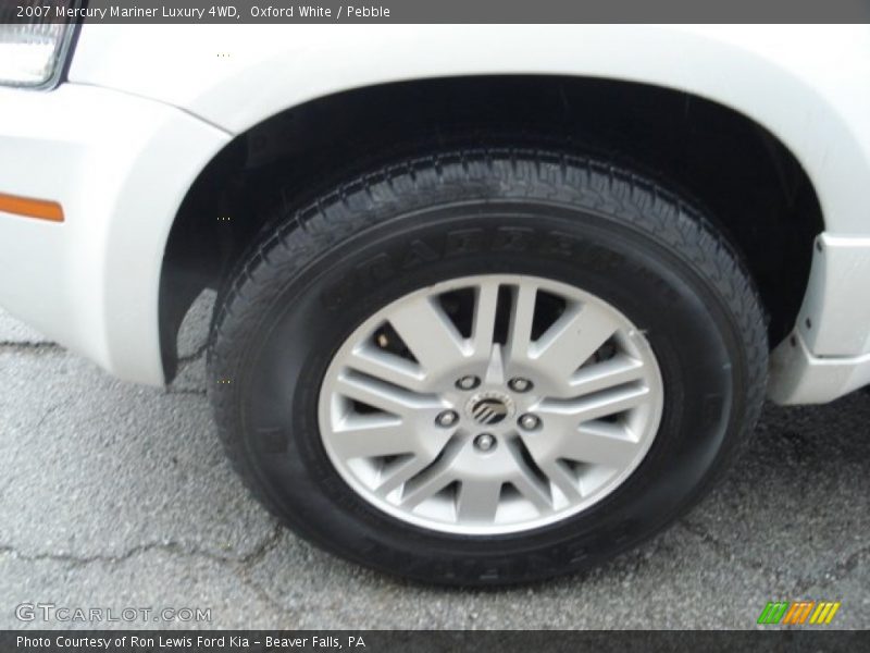 Oxford White / Pebble 2007 Mercury Mariner Luxury 4WD