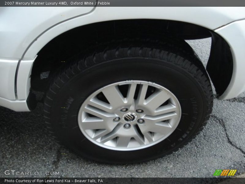 Oxford White / Pebble 2007 Mercury Mariner Luxury 4WD