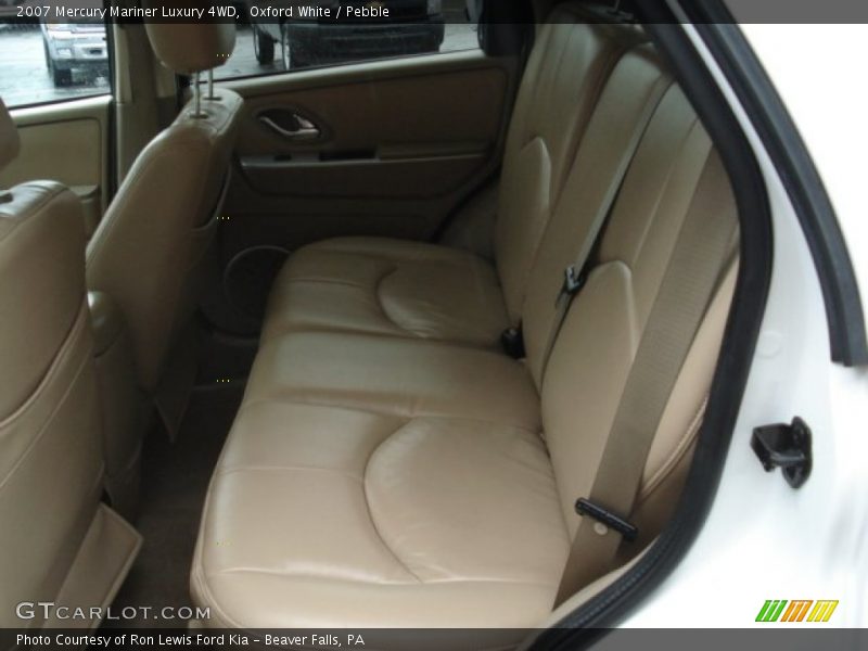 Oxford White / Pebble 2007 Mercury Mariner Luxury 4WD