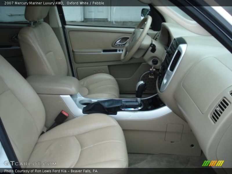 Oxford White / Pebble 2007 Mercury Mariner Luxury 4WD