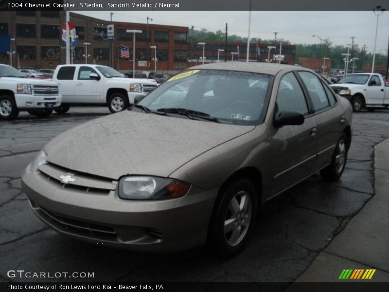 Sandrift Metallic / Neutral 2004 Chevrolet Cavalier LS Sedan