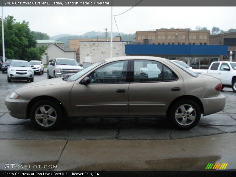 Sandrift Metallic / Neutral 2004 Chevrolet Cavalier LS Sedan