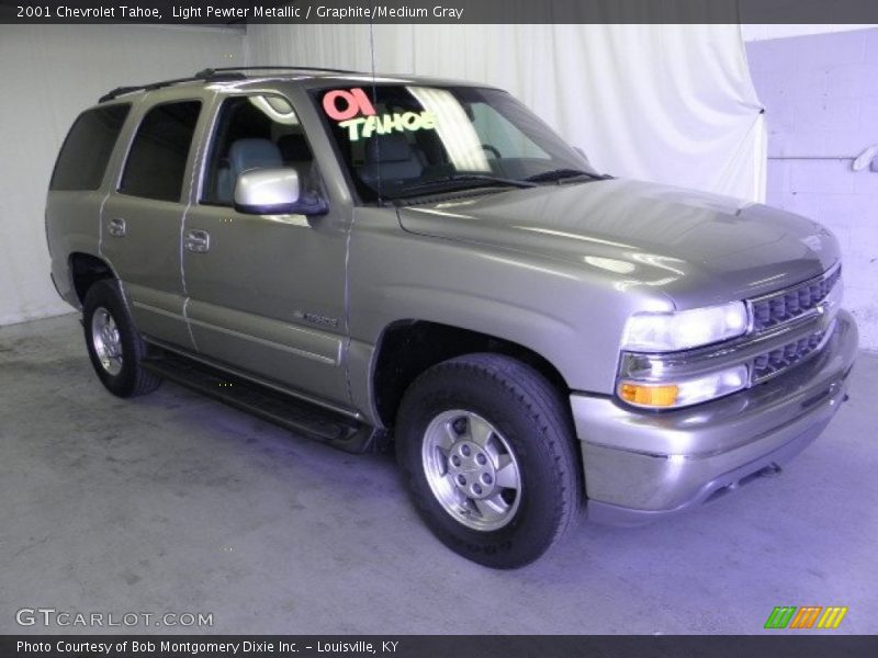 Light Pewter Metallic / Graphite/Medium Gray 2001 Chevrolet Tahoe