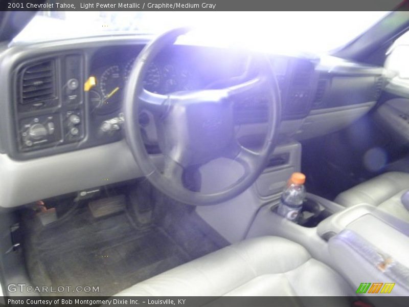Light Pewter Metallic / Graphite/Medium Gray 2001 Chevrolet Tahoe